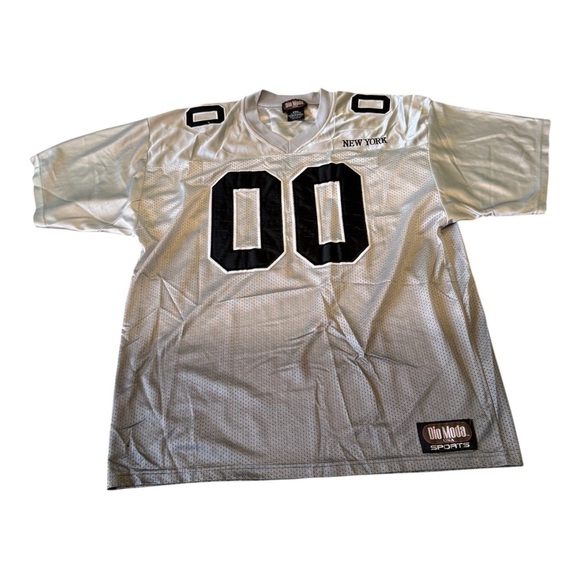 New York Dio Moda Gray Jersey vintage NYC t-shirt 1990s hip-hop size 2XL - Picture 3 of 10